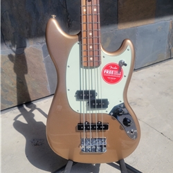 Fender Player Mustang PJ Bass, Firemist Gold