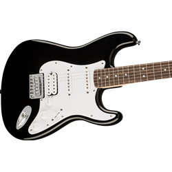 Squire Bullet Stratocaster HSS, Hard Tail, Laurel Fingerboard, Black