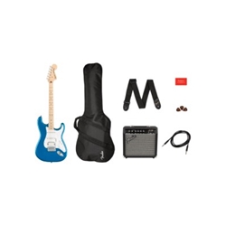 Squire Affinity Stratocaster HSS Pack, Maple Neck, Lake Placid Blue