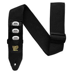 ERNIE BALL BLACK PICKHOLDER STRAP