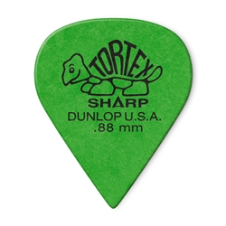 Dunlop Tortex Sharp Pick, 0.88mm