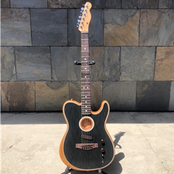 Fender Acoustasonic Player Telecaster, Brushed Black