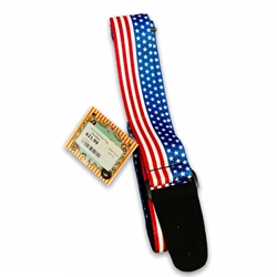 Henry Heller 2" Guitar Strap, American Flag