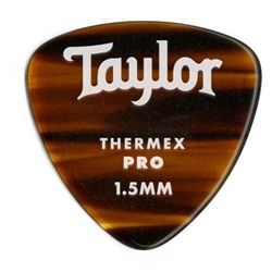 Taylor Premium 346 Thermex Pro Guitar Picks, Tortoise Shell - 1.50mm, 6-Pack