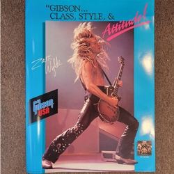 Gibson Zakk Wylde Promo Poster 1989