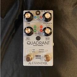 USED Alexander Quadrant Audio Mirror Delay Pedal