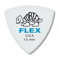Dunlop 1mm Tortex Flex Triangle Guitar Pick, 6 pack