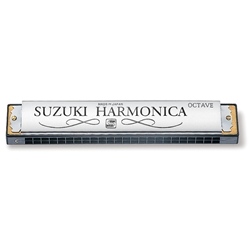 SU-24 24-hole Tremolo Harmonica Octave Harmonica