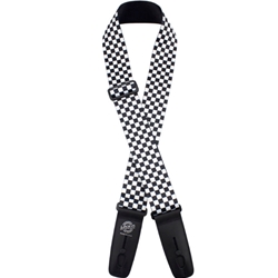 Lock-it 2" Poly Plush Checkerboard Guitar Strap