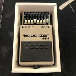 Used 1995 Boss GE-7 Equalizer Made in Taiwain with Original Box/Paperwork