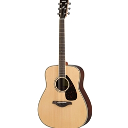 Yamaha FG830 Solid Spruce Top, Rosewood Back and Sides, Natural