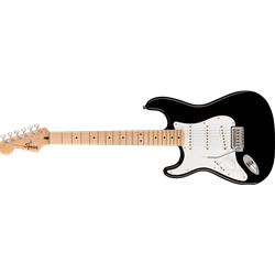 SQUIER SONIC™ STRATOCASTER® LEFT-HANDED Maple Fingerboard, White Pickguard, Black