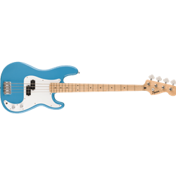 SQUIER SONIC™ PRECISION BASS®Maple Fingerboard, White Pickguard, California Blue