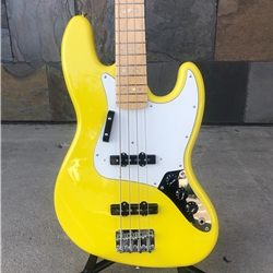 Fender 
Made in Japan Limited International Color Jazz Bass®, Maple Fingerboard, Monaco Yellow
