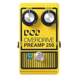 DOD Overdrive Preamp 250 True Bypass and 9v