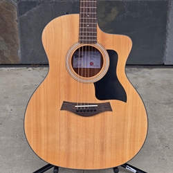 Taylor 114ce-S Grand Auditorium Sapele Acoustic Elecrtric Guitar with Gig Bag