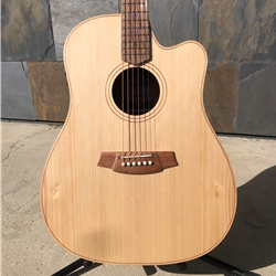 Cole Clark FL Dreadnought Bunya Face, Australian Blackwood Back & Sides Cutaway