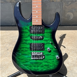Ibanez Gio GRX70QA Transparent Emerald Green