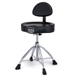 Mapex Saddle Top Double-braced Drum Throne with Backrest