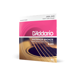 D'Addario 9-45 Acoustic Phosphor Bronze Strings