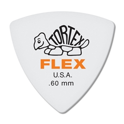 Dunlop TORTEX® FLEX™ TRIANGLE PICK .60MM 12 Pack