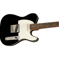 Squier Classic Vibe Baritone Custom Telecaster®Laurel Fingerboard, Parchment Pickguard, Black