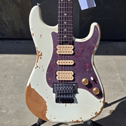 Charvel Super-Stock So-Cal Style 1 HH FR RW, Rosewood Fingerboard, Aged Arctic