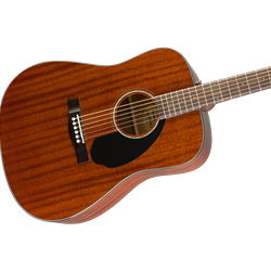 Fender CD-60S Dreadnought, Walnut Fingerboard, All-Mahogany