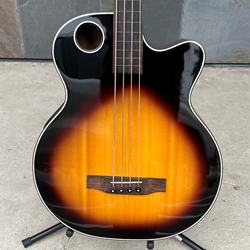 Used Boulder Creek EBR1-TB4FE Acoustic-Electric Bass, Fretless with Hard Case