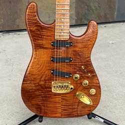Used Custom Build Warmoth Strat Body Custom Neck with Hard Case