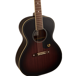 Gretsch Jim Dandy™ Concert, Walnut Fingerboard, Black Pickguard, Deep Cherry Burst