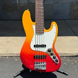 Used Fender Player Plus Active Jazz Bass V Tequila Sunrise