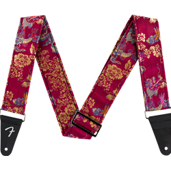 Fender Satin Dragon Strap, Wine