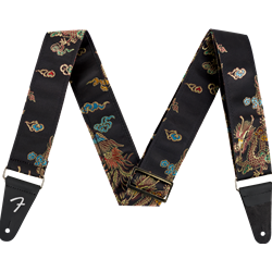 Fender Satin Dragon Strap, Black