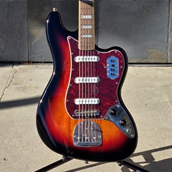 Used 2020 Squier Classic Vibe Bass VI Sunburst with Bag