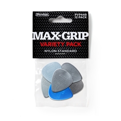 Dunlop MAX-GRIP® NYLON STANDARD PICK VARIETY PACK - 12 PACK