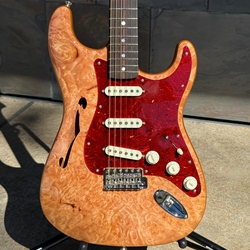 Used Fender Custom Shop Artisan Maple Burl Thinline Stratocaster