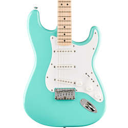 Squier Sonic® Stratocaster® HT, Maple Fingerboard, White Pickguard, Sea Foam Green