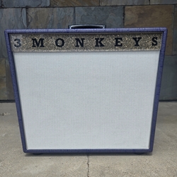 Used 3 Monkeys Sock Monkey Purple Fawn