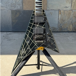 Used 1989 Jackson Pre-Production Randy Rhoads 2 Dimensional Grid Custom Guitar with Case