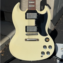 Used 2013 Gibson Custom Shop '61 Les Paul SG Standard Reissue VOS White Electric Guitar