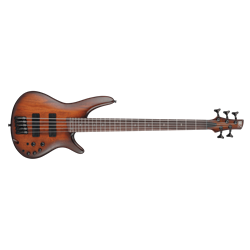 Ibanez SR505A 5 String Bass Mahogany Brown Burst Low Gloss