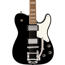 Squier Paranormal Troublemaker Telecaster® Deluxe Bigsby®, Laurel Fingerboard, Parchment Pickguard, Black