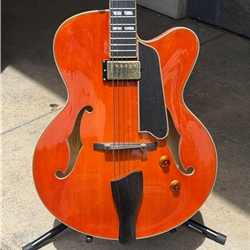 Used Eastman AR580CE Honey Burst Electric Guitar with Hard Case