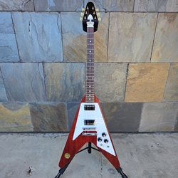 Gibson Custom 1971 Flying V Medallion Reissue, VOS, Medallion Cherry