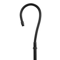 Gator Frameworks 19″ Solid Steel Gooseneck with Black Finish