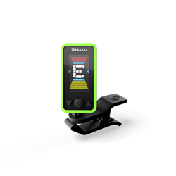 D'Addario Eclipse Headstock Guitar Tuner, Green