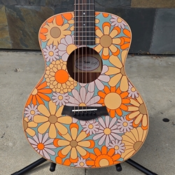 Taylor GS Mini-e Special Edition, Floral Blue