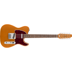Squier Paranormal Troy Van Leeuwen Telecaster® XII, Laurel Fingerboard, Tortoiseshell Pickguard, Copper