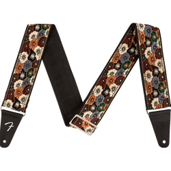 Fender Wild Bloom Strap, Brown, 2"